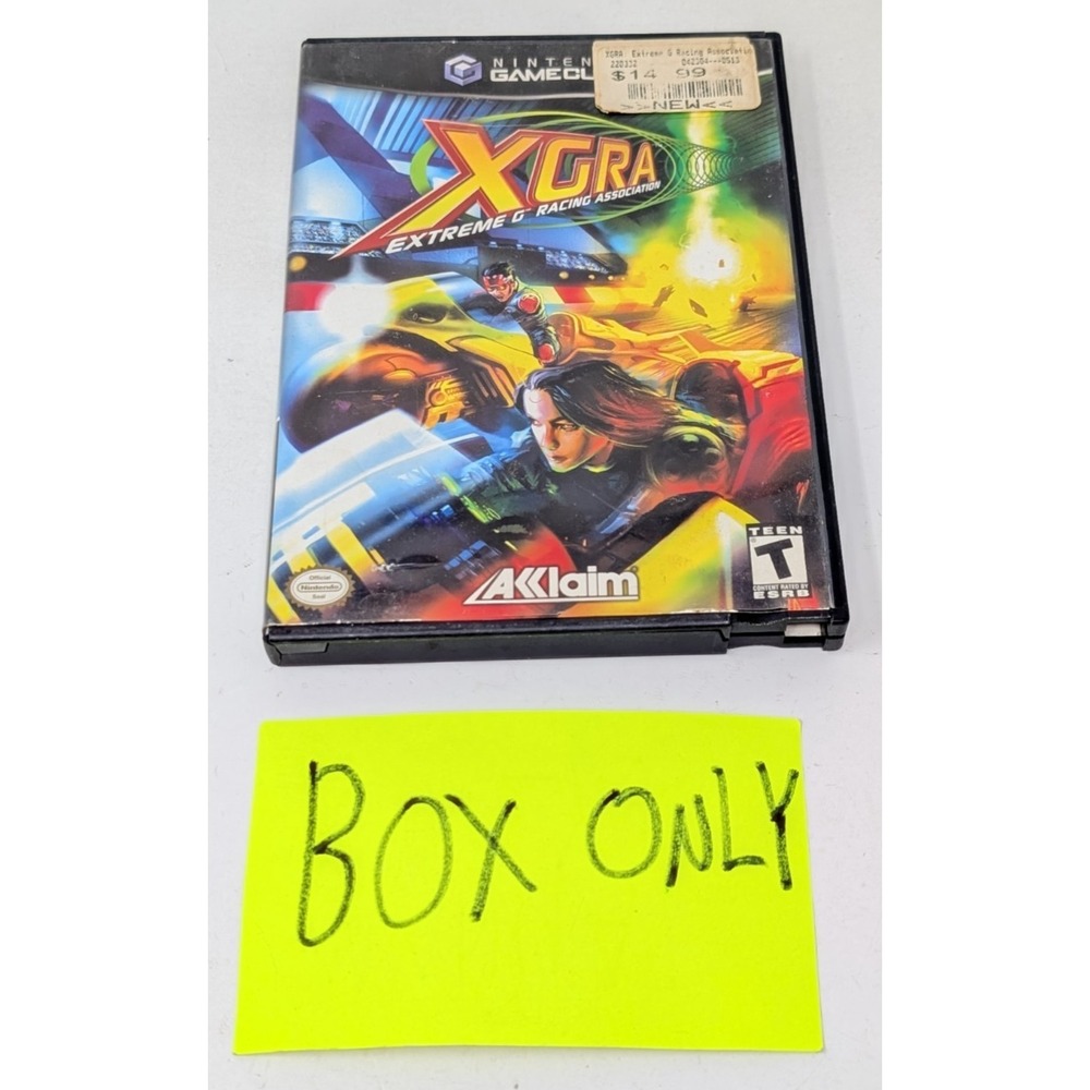 XGRA: Extreme-G Racing (Nintendo GameCube, 2003) CASE ONLY